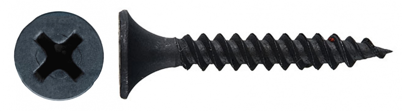 Саморезы черные по металлу