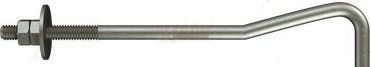Болт фундаментный / анкерный (тип 1.2) M16x1000