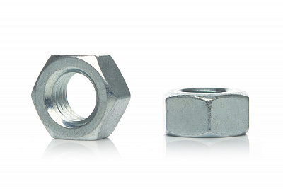 Гайка мелкий шаг оцинкованная ISO 4034 (М16-М22)